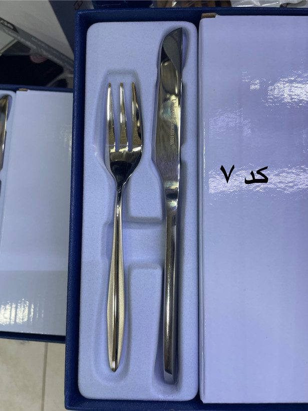 ست کارد و چنگال استیل 12 پارچه 6 نفره یونیک 5805-UN
