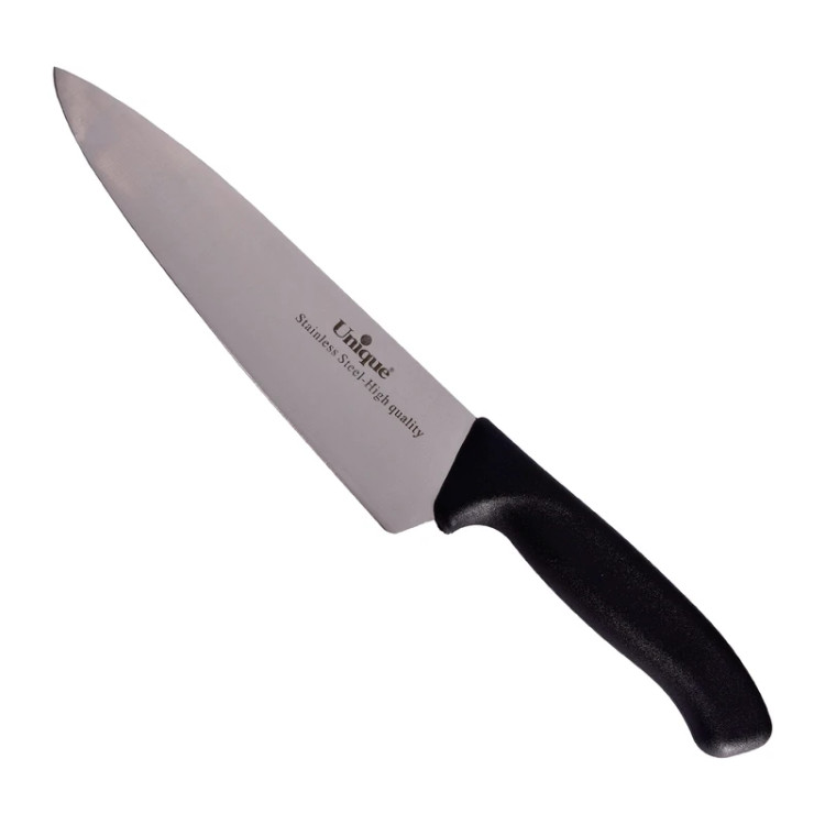 چاقوی آشپزخانه بزرگ یونیک دسته پلاستیکی ۲۱ سانتیمتر مدل UN-5519