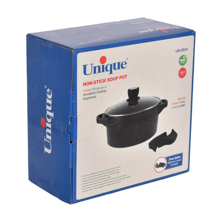 قابلمه گرانیتی یونیک طرح هلیوس سایز ۲۰ مدل UN-8924